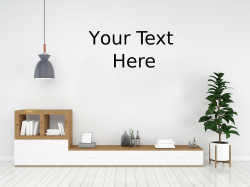 wall custom text-2
